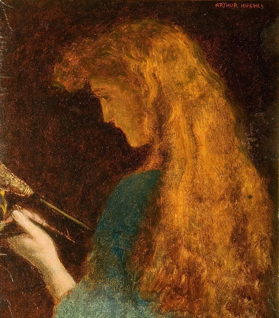 Studio di una testa di ragazza, 1880 - 1886, Birmingham Museums Trust